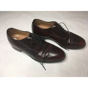 JOHNSTON &‎ MURPHY Optima Mens Dress Shoes Size 8.5 Oxford, Burgundy, Q